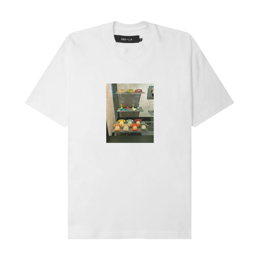 "TELÉFONO" TEE IN WHITE