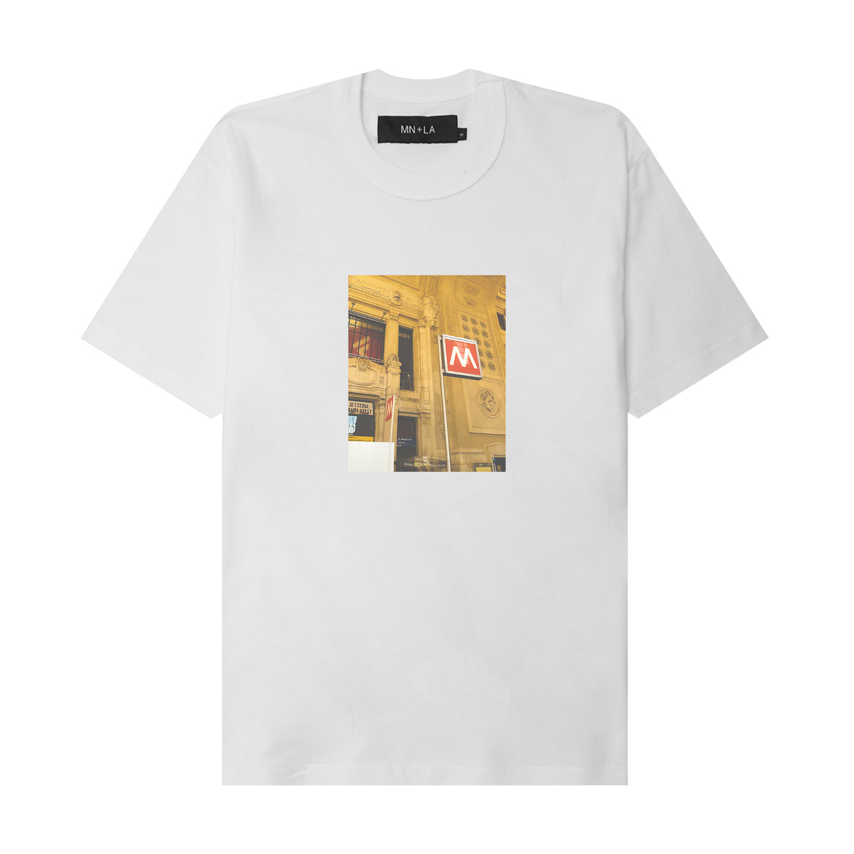 "METRO" TEE IN WHITE