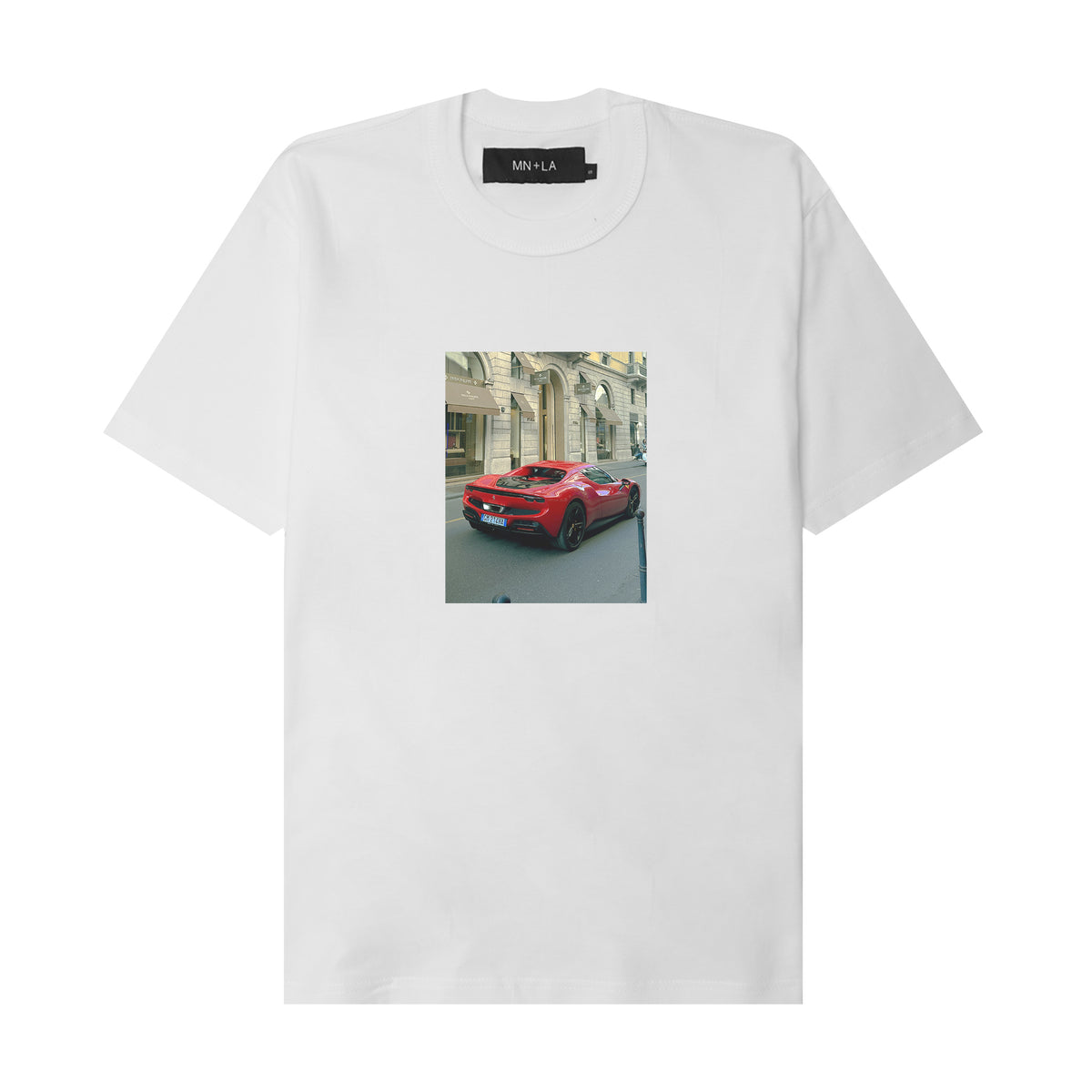 "RARRI 296" TEE IN WHITE