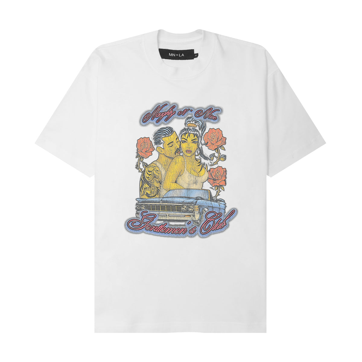 "EL ROMANTICO" TEE IN WHITE