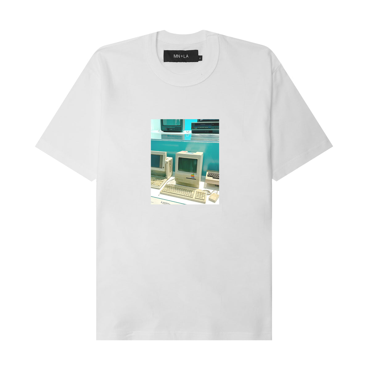 "MACINTOSH" TEE IN WHITE