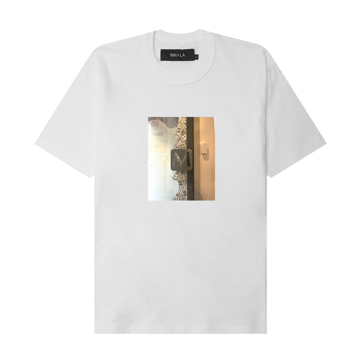 "MILLIONS" TEE IN WHITE