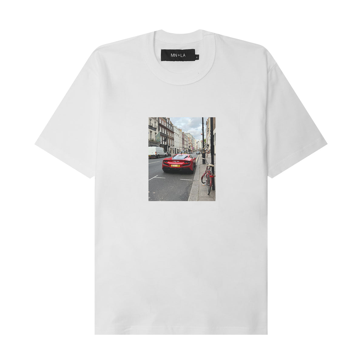"F8 TRIBUTO" TEE IN WHITE