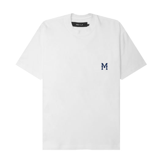 "OUTLAW" BOX TEE IN WHITE