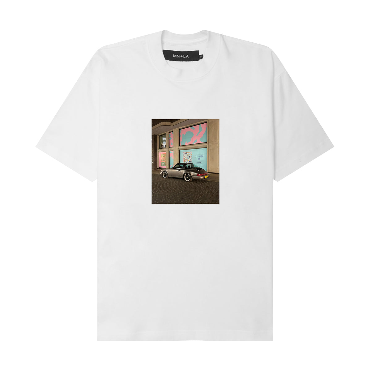 "911 LDN" TEE IN WHITE