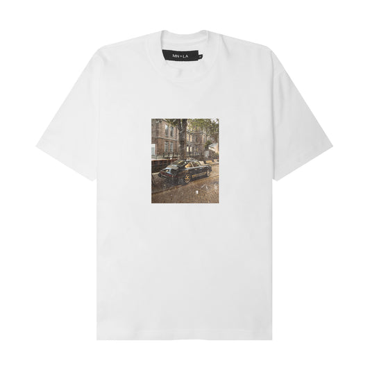 "AIR COOLED" TEE IN WHITE