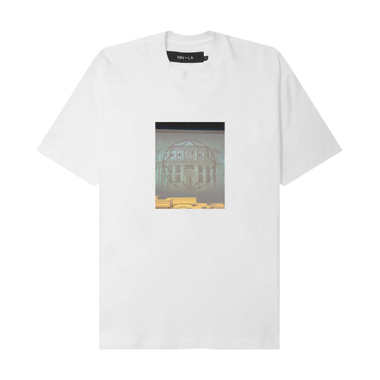 "MUSEUM" TEE IN WHITE