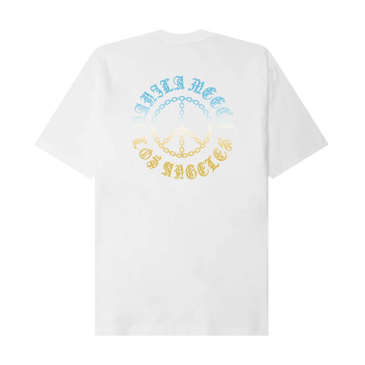 "CHAINS OF PEACE" TEE IN WHITE