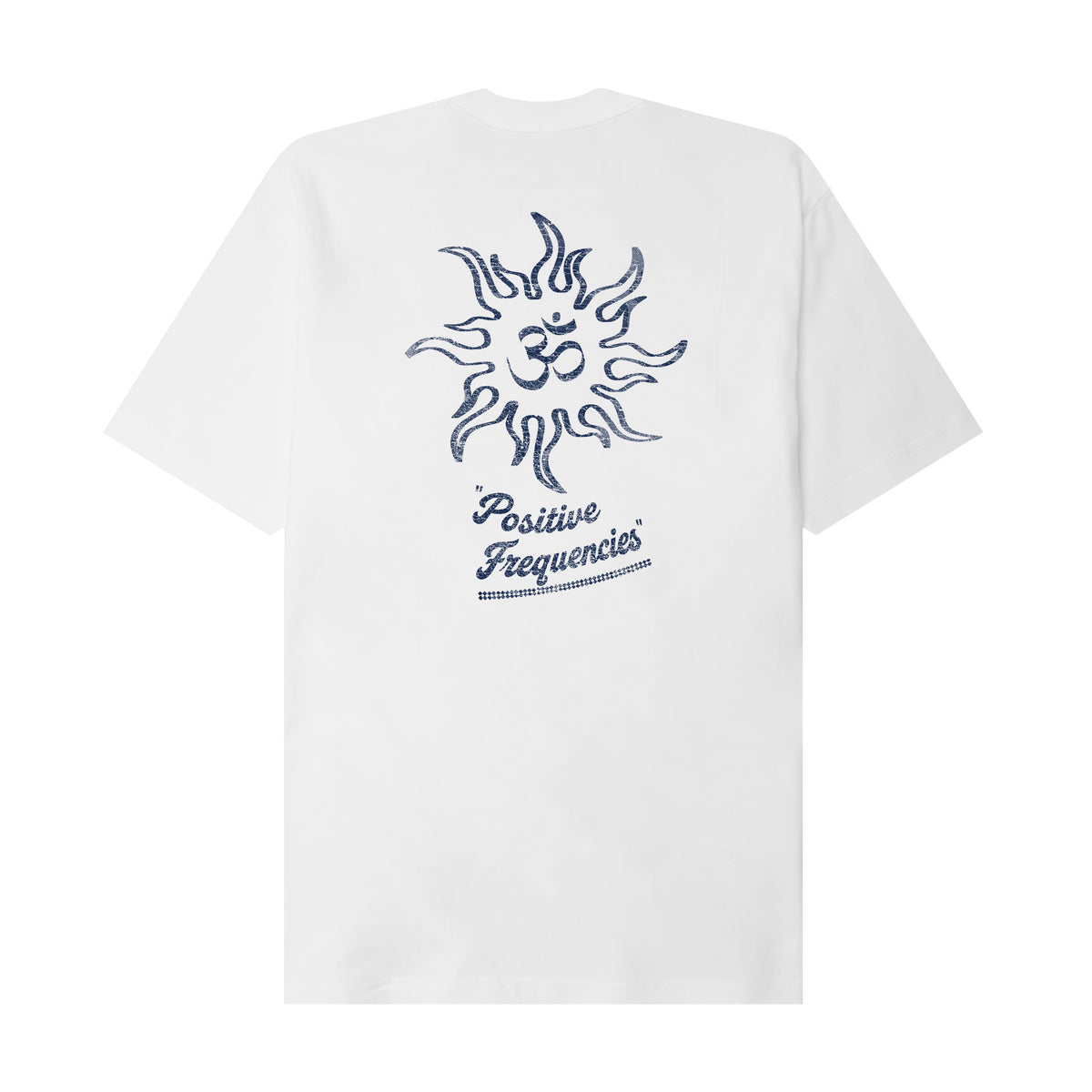 "POSITIVE FREQUENCIES" TEE IN WHITE