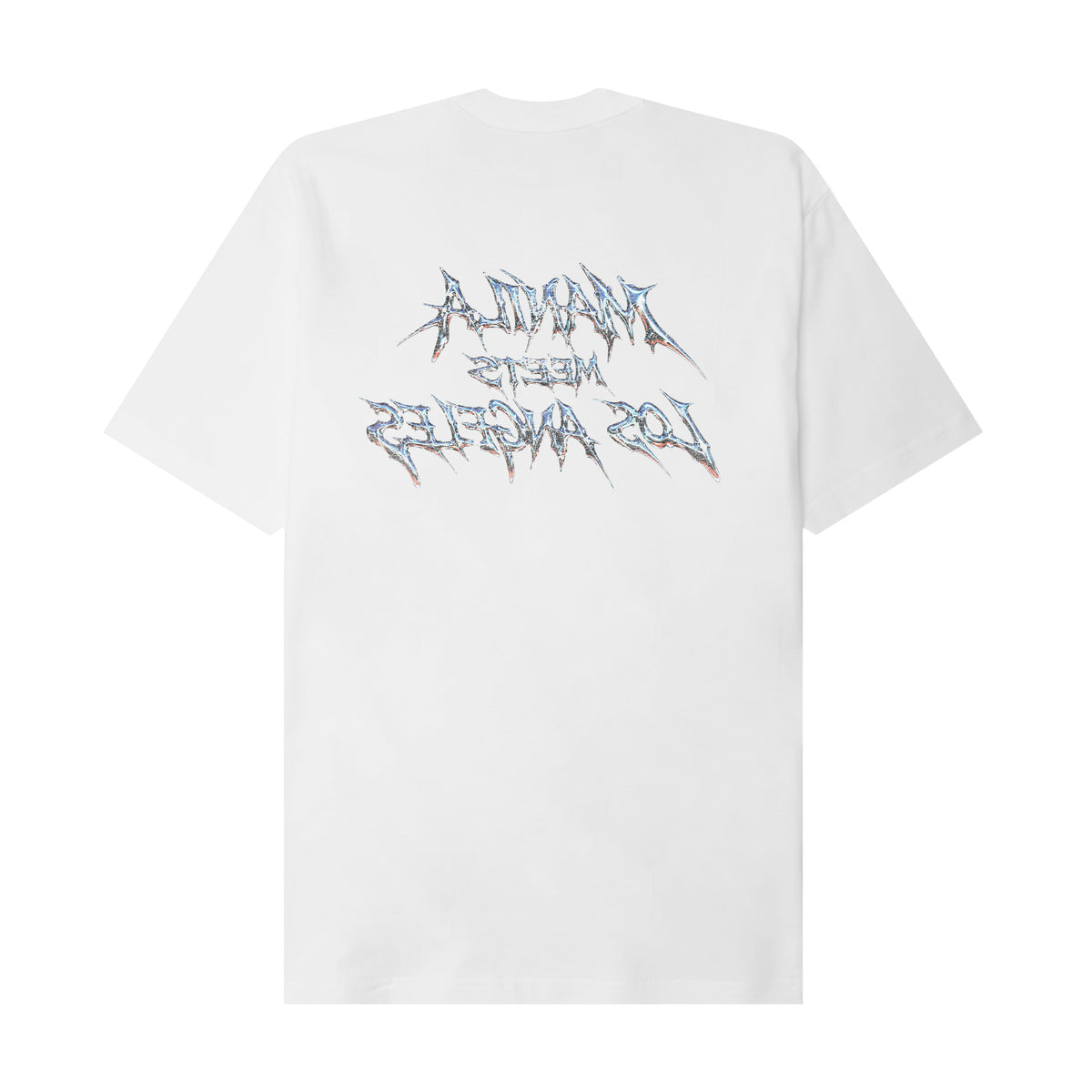 "MERCURIAL" TEE IN WHITE