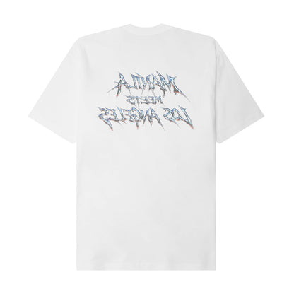 "MERCURIAL" TEE IN WHITE
