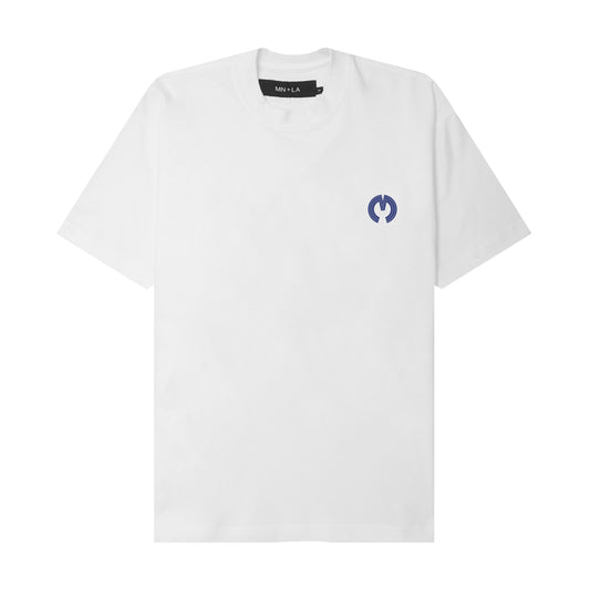 CONTEMPO RETRO "RING" TEE IN WHITE