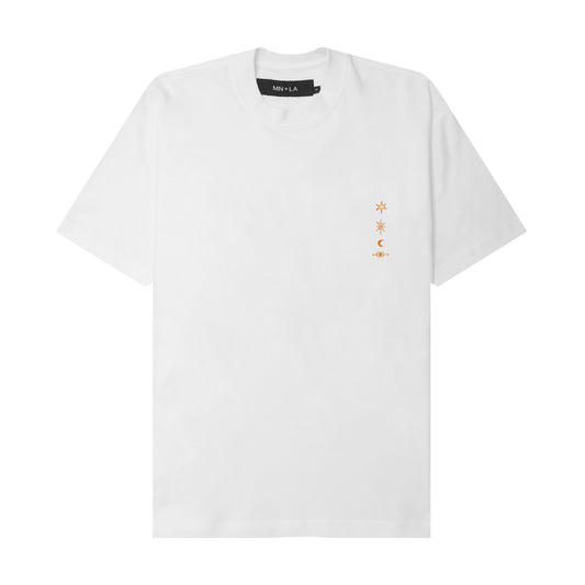 "ETERNAL RYTHM" TEE IN WHITE