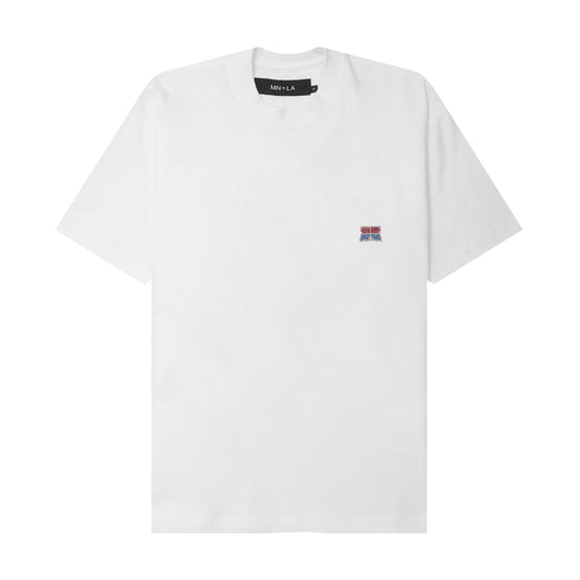 "33" TEE IN WHITE