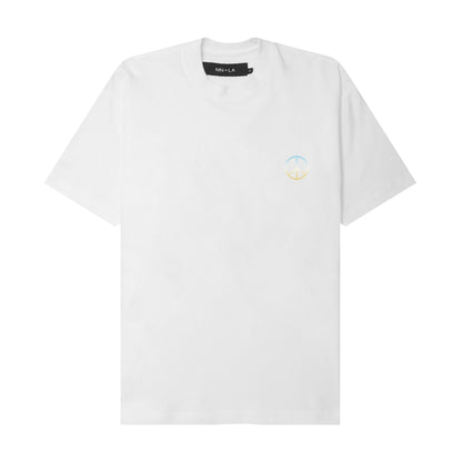 "CHAINS OF PEACE" TEE IN WHITE