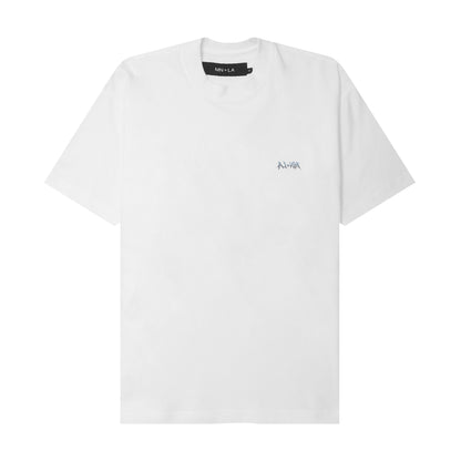 "MERCURIAL" TEE IN WHITE