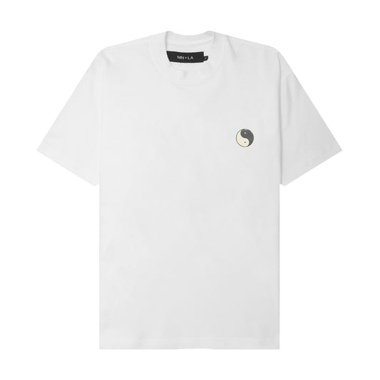 "DO NO HARM, TAKE NO SHIT V2" TEE IN WHITE