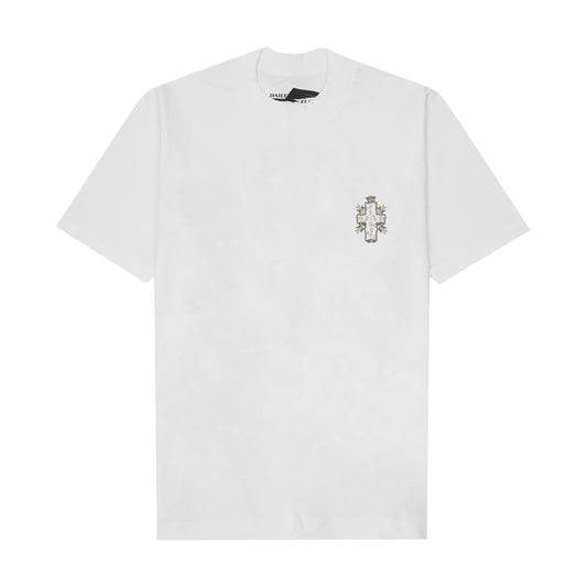 "OLD TESTAMENT" TEE IN WHITE