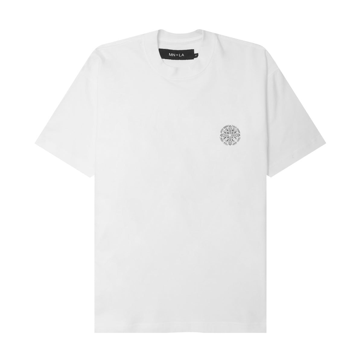 "IRON CROSS" TEE IN WHITE
