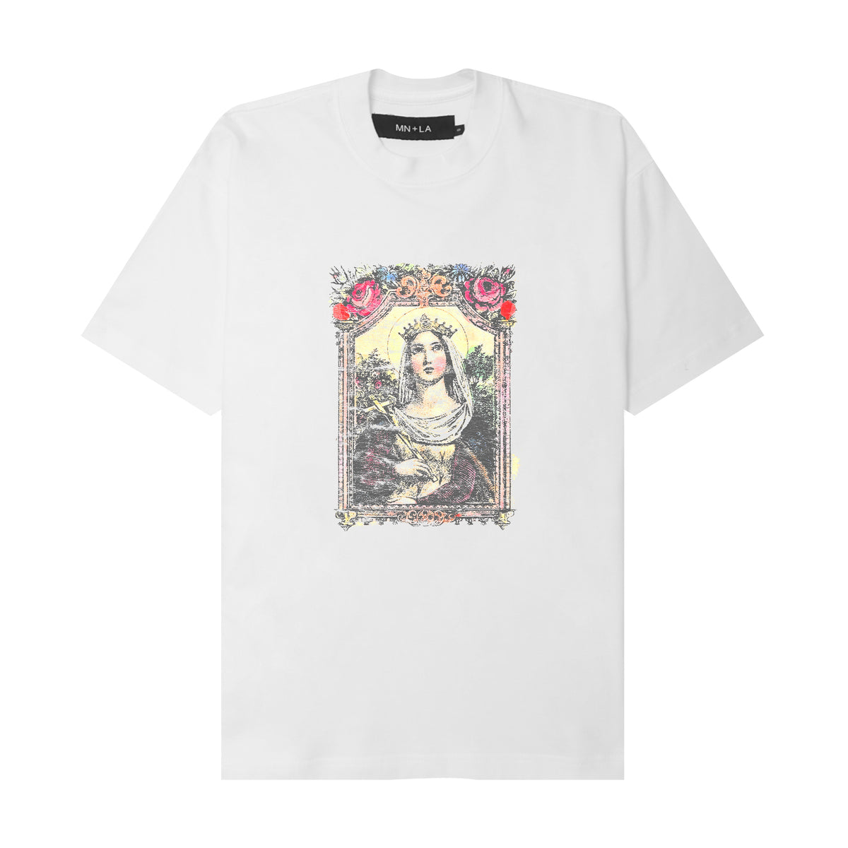 "IMMACULATE" TEE IN WHITE