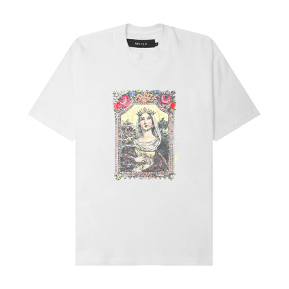 "IMMACULATE" TEE IN WHITE