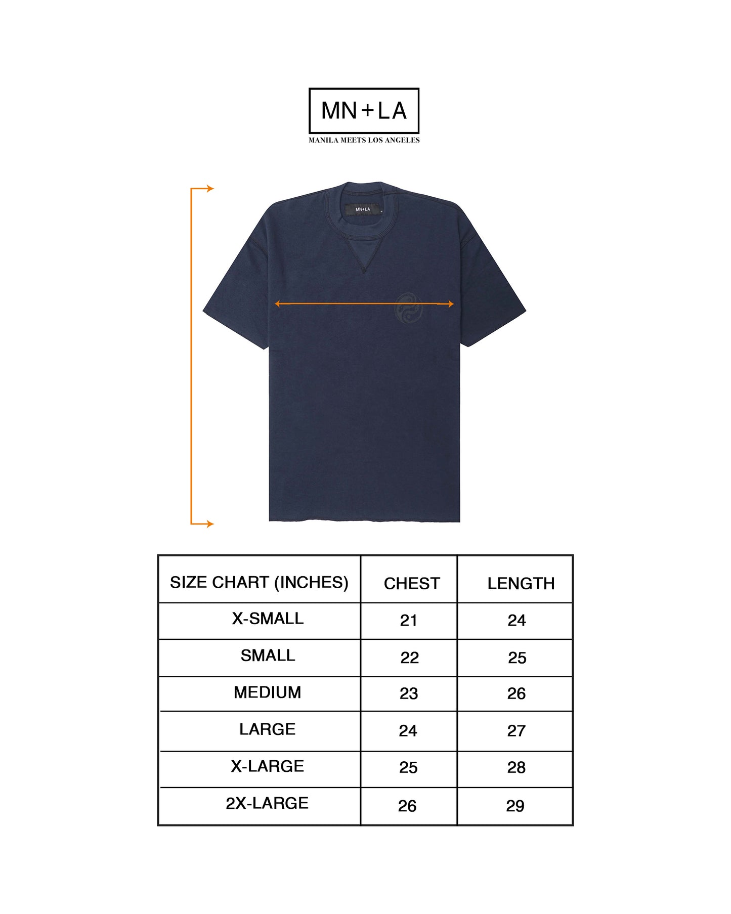 "YEAR OF THE SNAKE" WAFFLE TEE IN NAVY