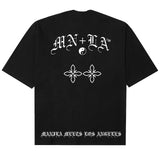 "TAKE NO SHIT, DO NO HARM" TEE IN ANTHRACITE