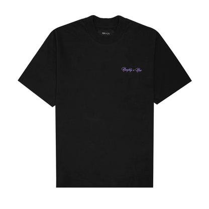 NAUGHTY N' NICE "HAPPY HOUR" TEE IN ANTHRACITE