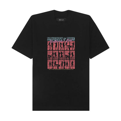 “RED LIGHT” TEE IN ANTHRACITE