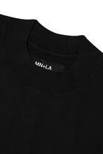 VINTAGE MOCK NECK TEE IN AGED ONYX