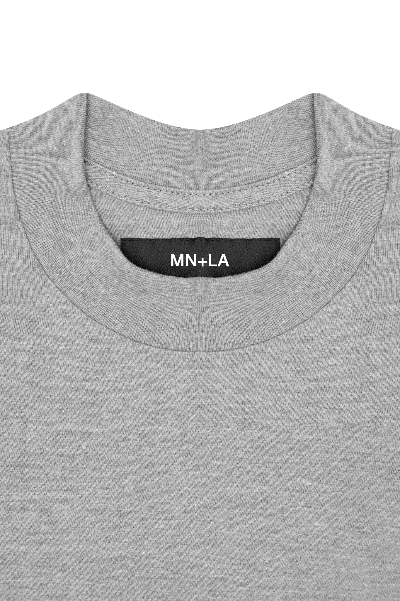 BOX TEE IN HEATHER GREY