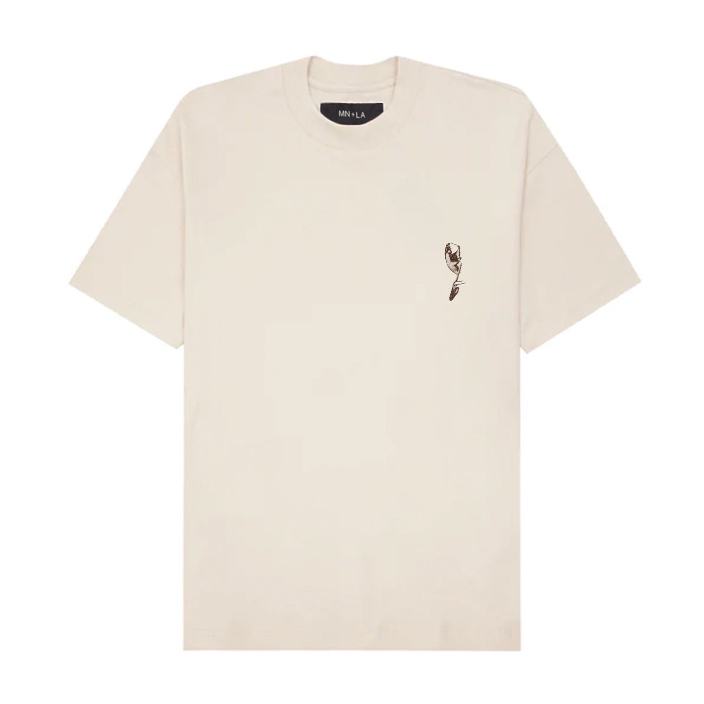 "SOUFFRE IN SILENCE" TEE IN OAT