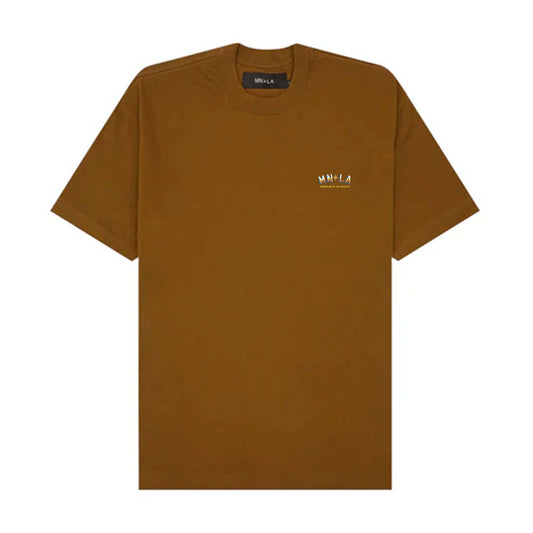 "GOLDEN COAST" TEE IN RUST