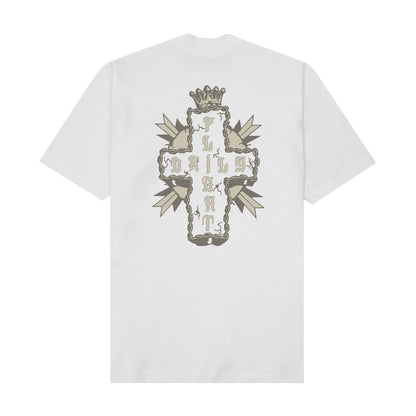 "OLD TESTAMENT" TEE IN WHITE