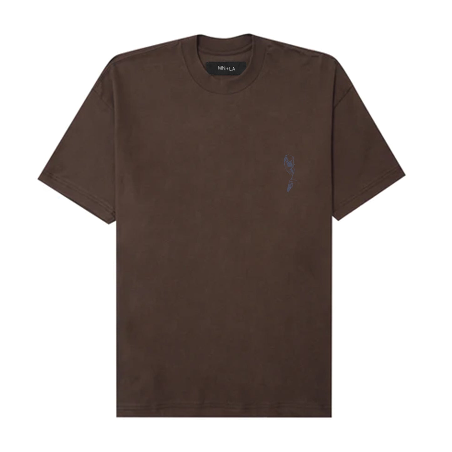 "SOUFFRE IN SILENCE" TEE IN WOOD