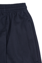 PLEATED ULTRA WIDE PANTS IN NAVY
