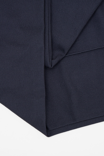PLEATED ULTRA WIDE PANTS IN NAVY