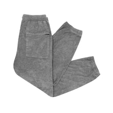 TOWEL TERRY SWEATPANTS IN OWL GREY