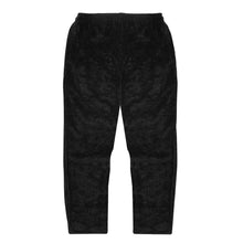 ANTHRACITE TOWEL TERRY RAW FINISH LOUNGE PANTS