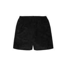 ANTHRACITE TOWEL RAW FINISH SWEATSHORTS