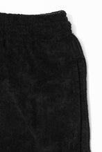 ANTHRACITE TOWEL RAW FINISH SWEATSHORTS