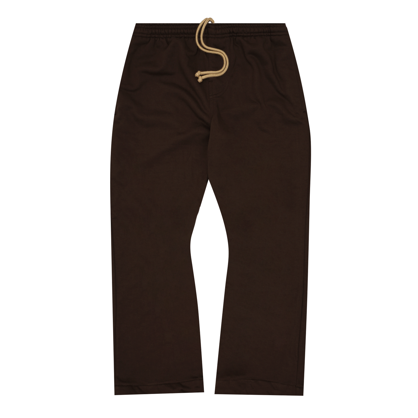 FRENCH TERRY BOOTCUT LOUNGE PANTS IN WOOD
