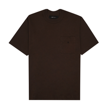 "M'$ CLUB" POCKET OVERSIZED TEE V3 IN WOOD