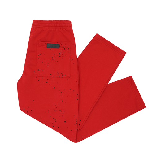 PAINTER'S LOUNGE PANTS IN CRIMSON