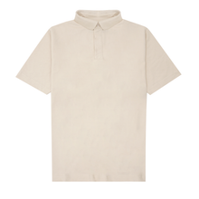 "CLUB" S/S POLO SHIRT IN OAT