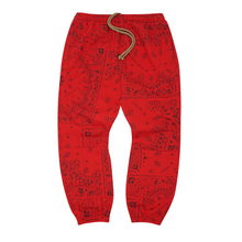 "CRIMSON PAISLEY" SWEATPANTS