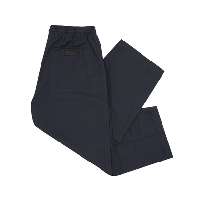 PLEATED ULTRA WIDE PANTS IN NAVY