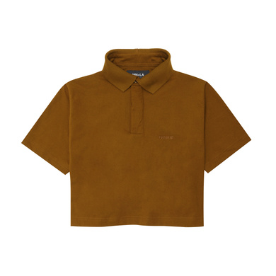 SHORTSLEEVE POLO SHIRT IN RUST