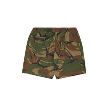 FOREST CAMO PIQUE PLEATED HOUSE SHORTS