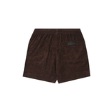 TOWEL TERRY HOUSE SHORTS IN WOOD